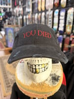 Welcome WELCOME SKATEBOARDS - Dark Souls You Died Distressed Twill Cap