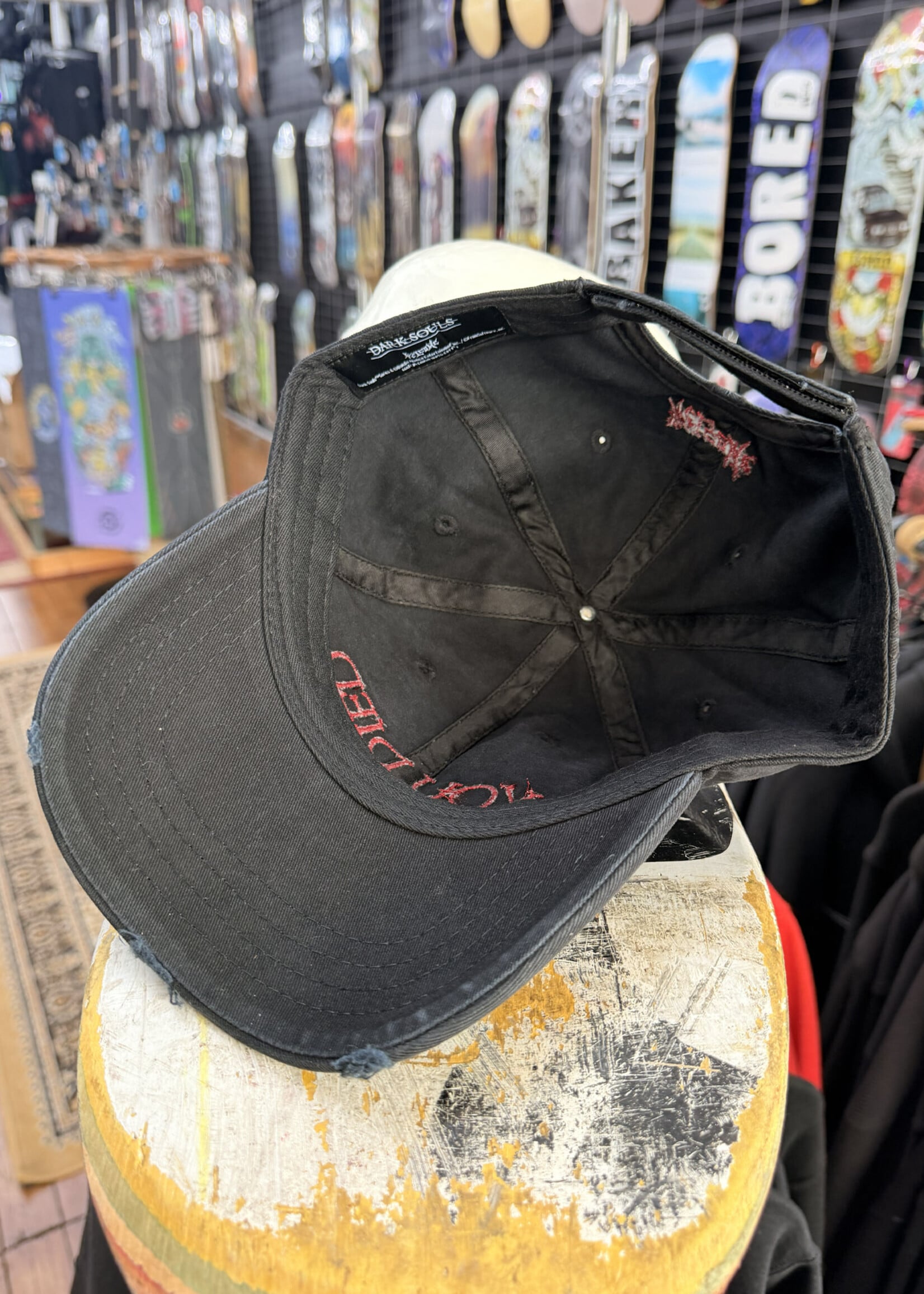 Welcome WELCOME SKATEBOARDS - Dark Souls You Died Distressed Twill Cap
