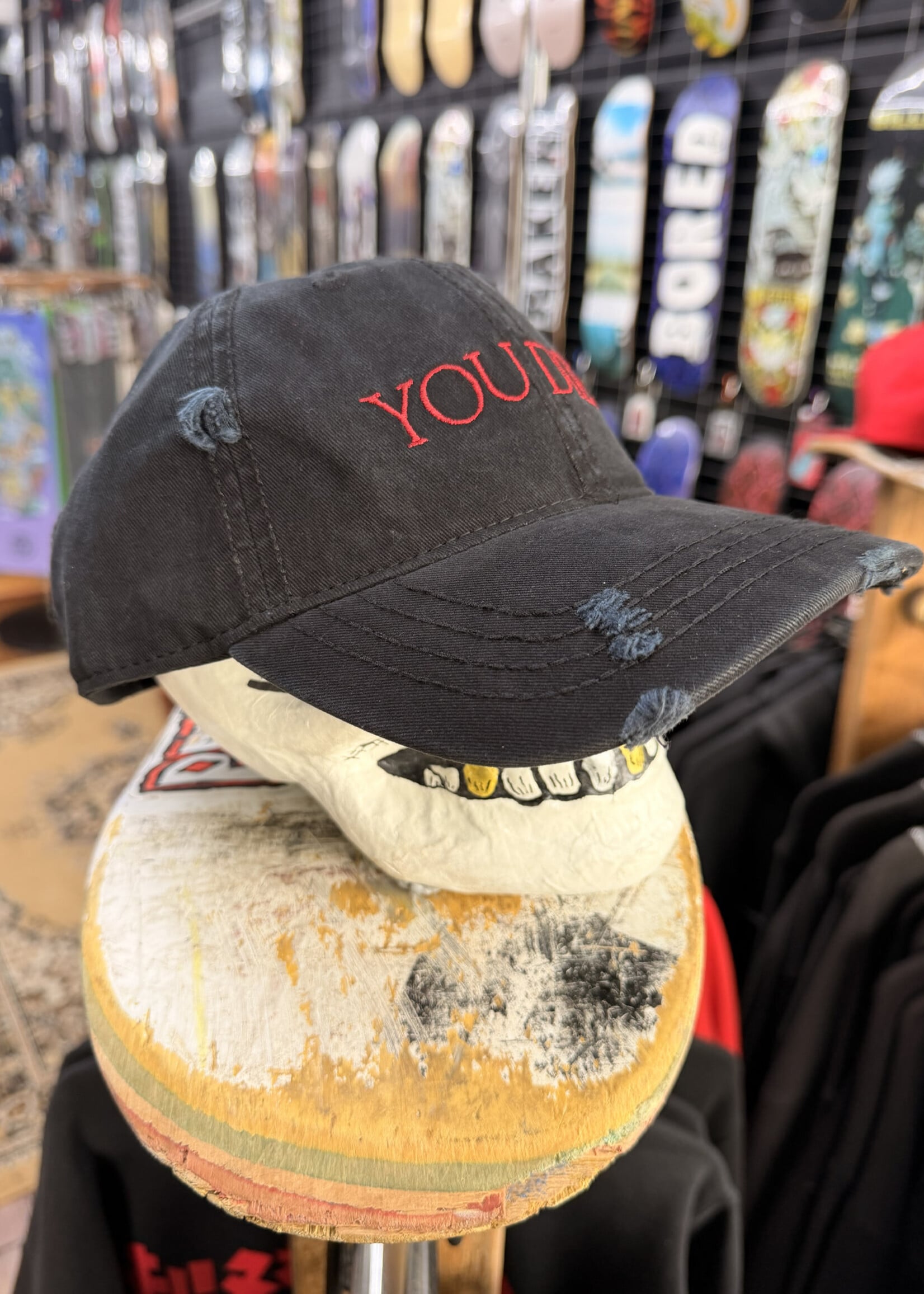Welcome WELCOME SKATEBOARDS - Dark Souls You Died Distressed Twill Cap