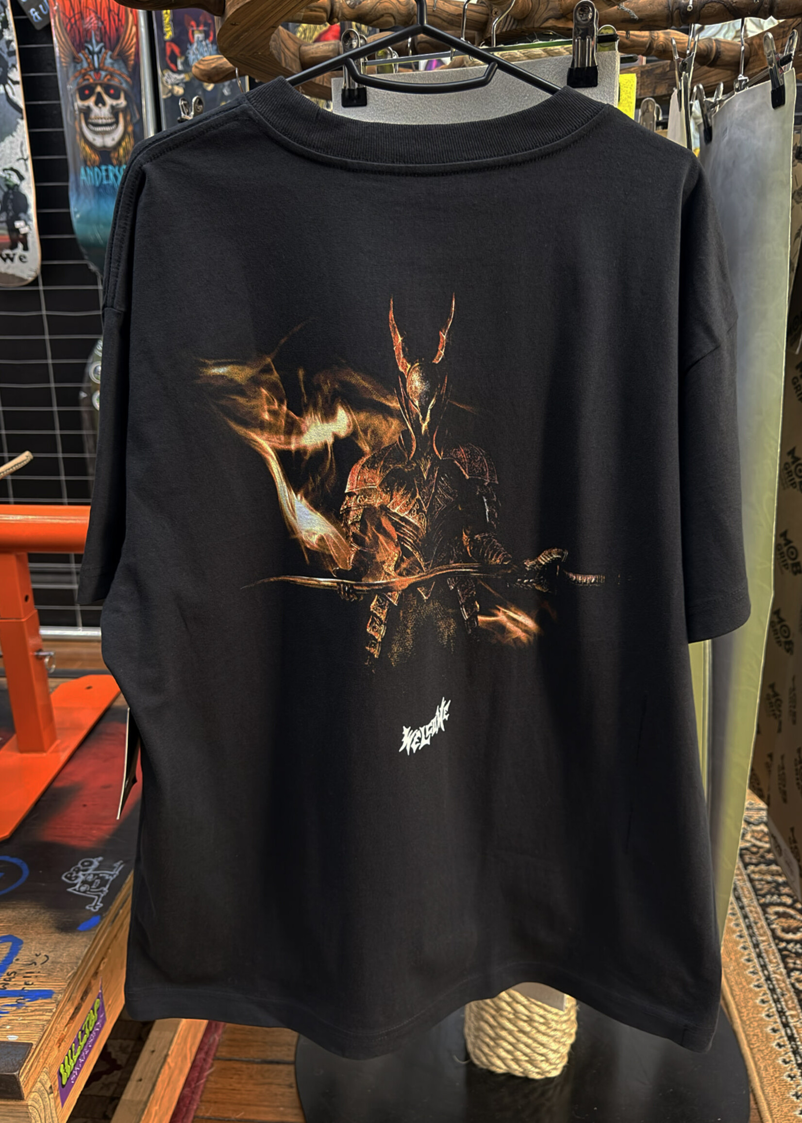 Welcome WELCOME SKATEBOARDS - Dark Souls Black Knight Boxy Tee Black