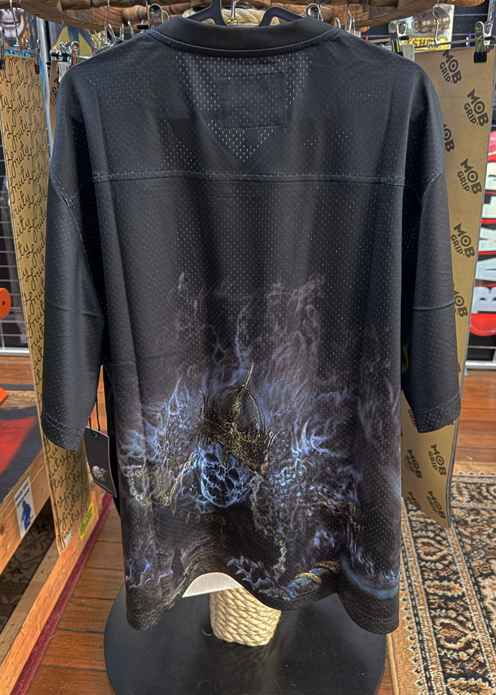Welcome WELCOME SKATEBOARDS - Dark Souls Wolnir Mesh Jersey Black - Large