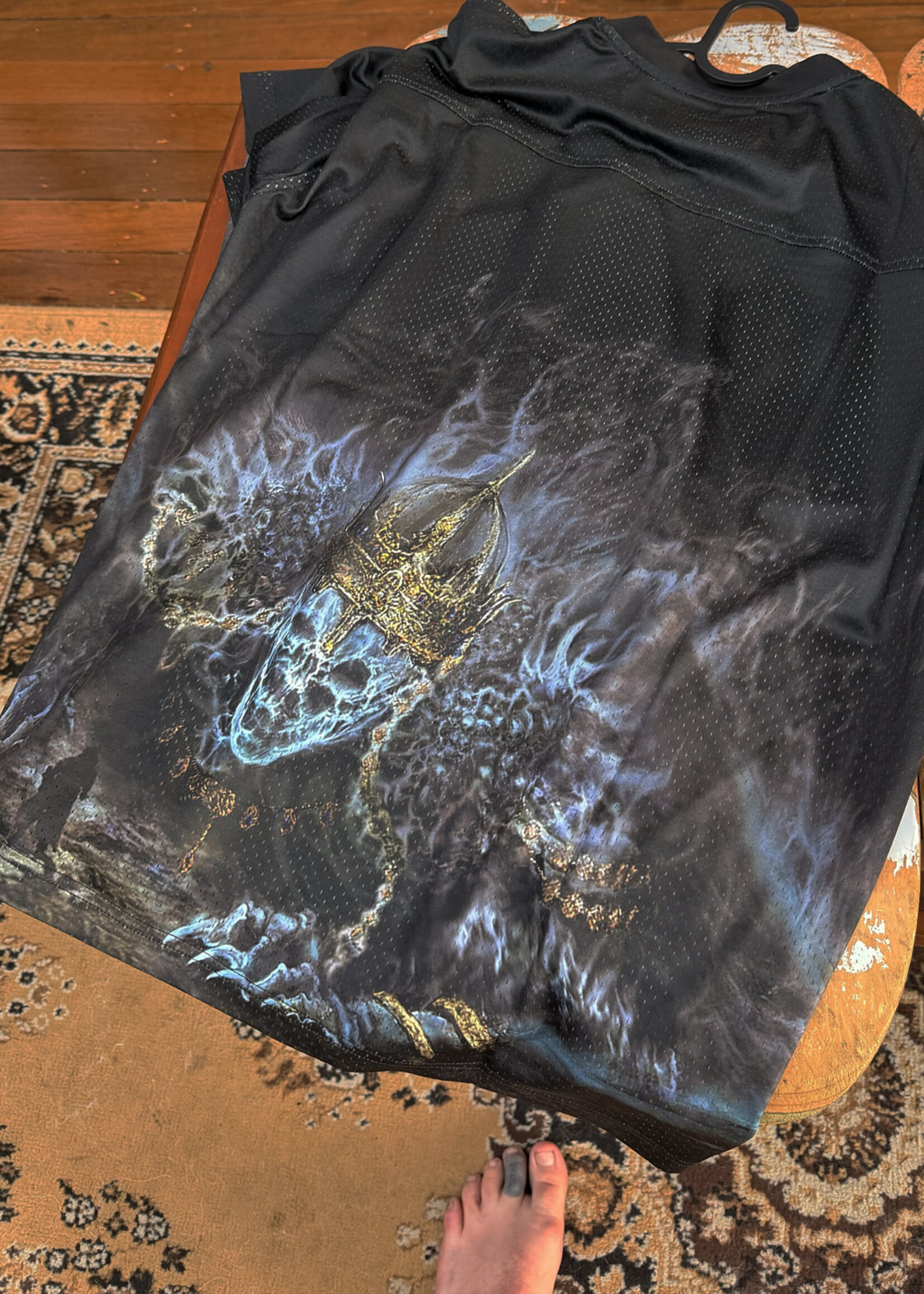 Welcome WELCOME SKATEBOARDS - Dark Souls Wolnir Mesh Jersey Black - Large