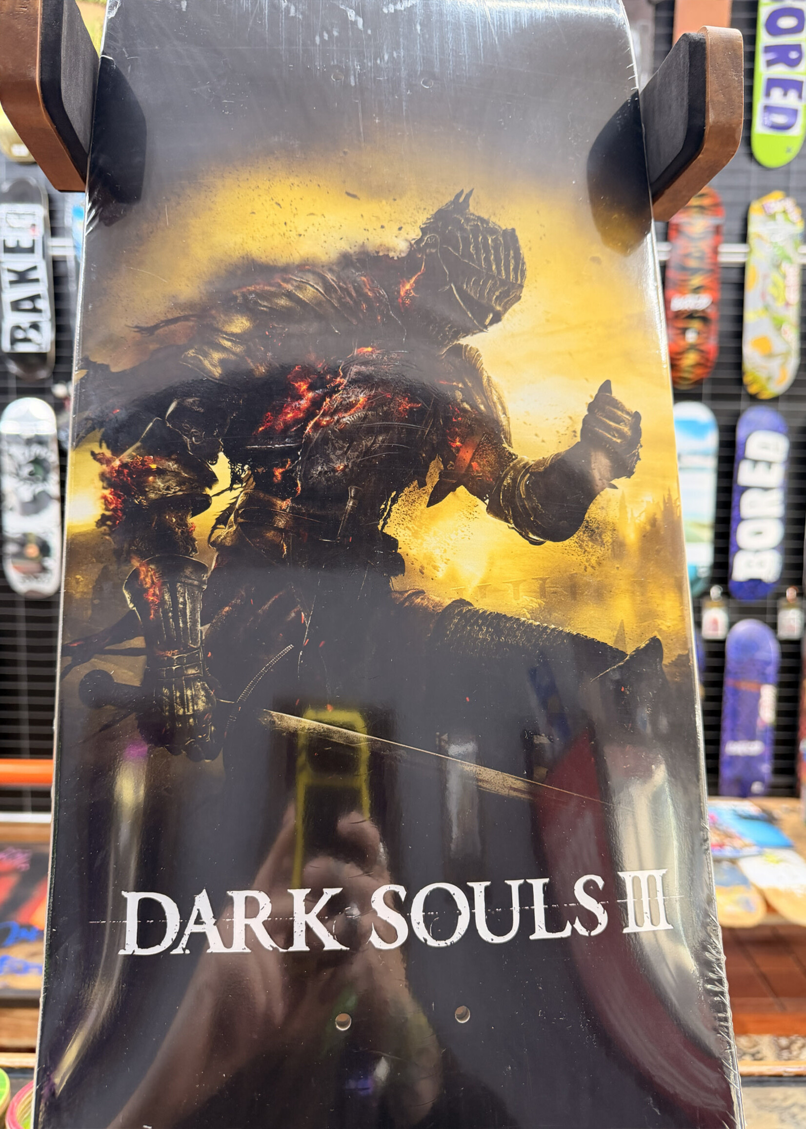 Welcome WELCOME SKATEBOARDS - Dark Souls Cinder on Magic Bullet 2.0 Deck Black - 10.5"