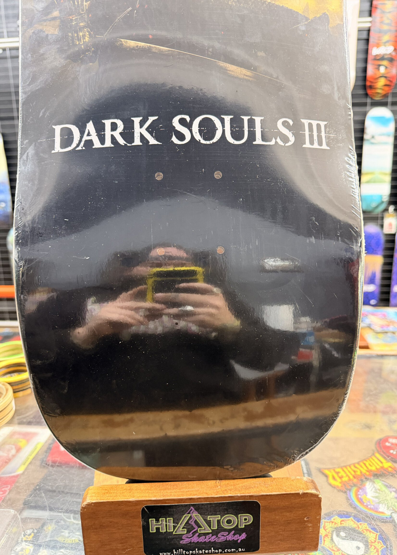 Welcome WELCOME SKATEBOARDS - Dark Souls Cinder on Magic Bullet 2.0 Deck Black - 10.5"