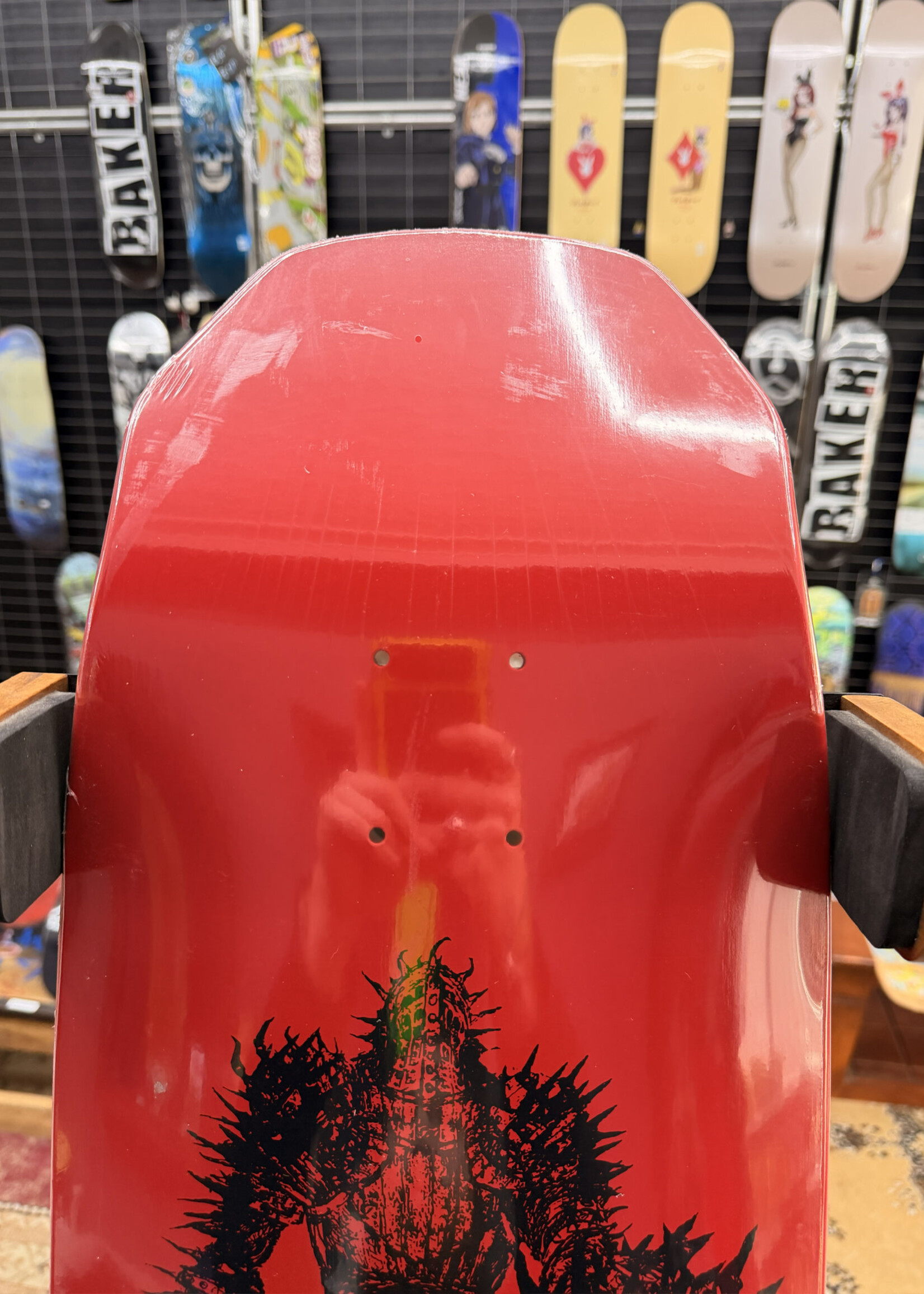 Welcome WELCOME SKATEBOARDS - Dark Souls Kirk on Dark Lord Red Dip - 9.85"