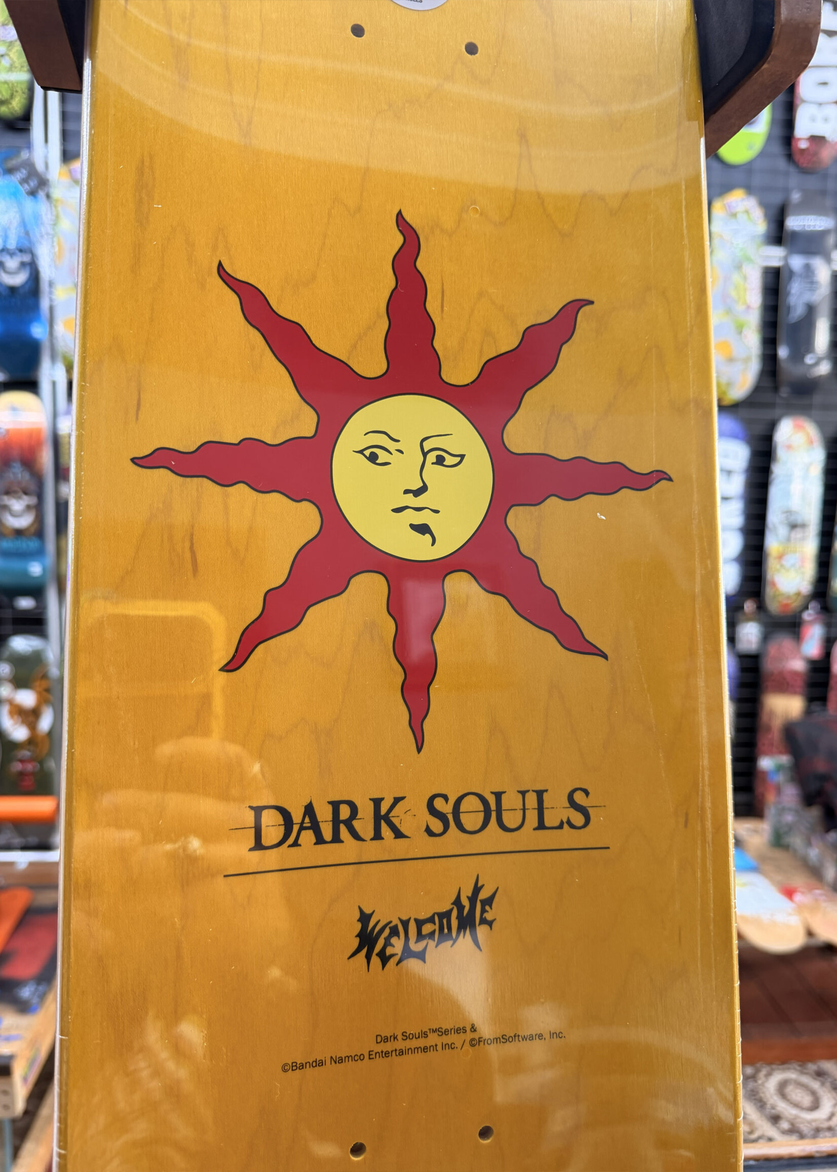 Welcome WELCOME SKATEBOARDS - Dark Souls Solaire on Popsicle White - 8.5"