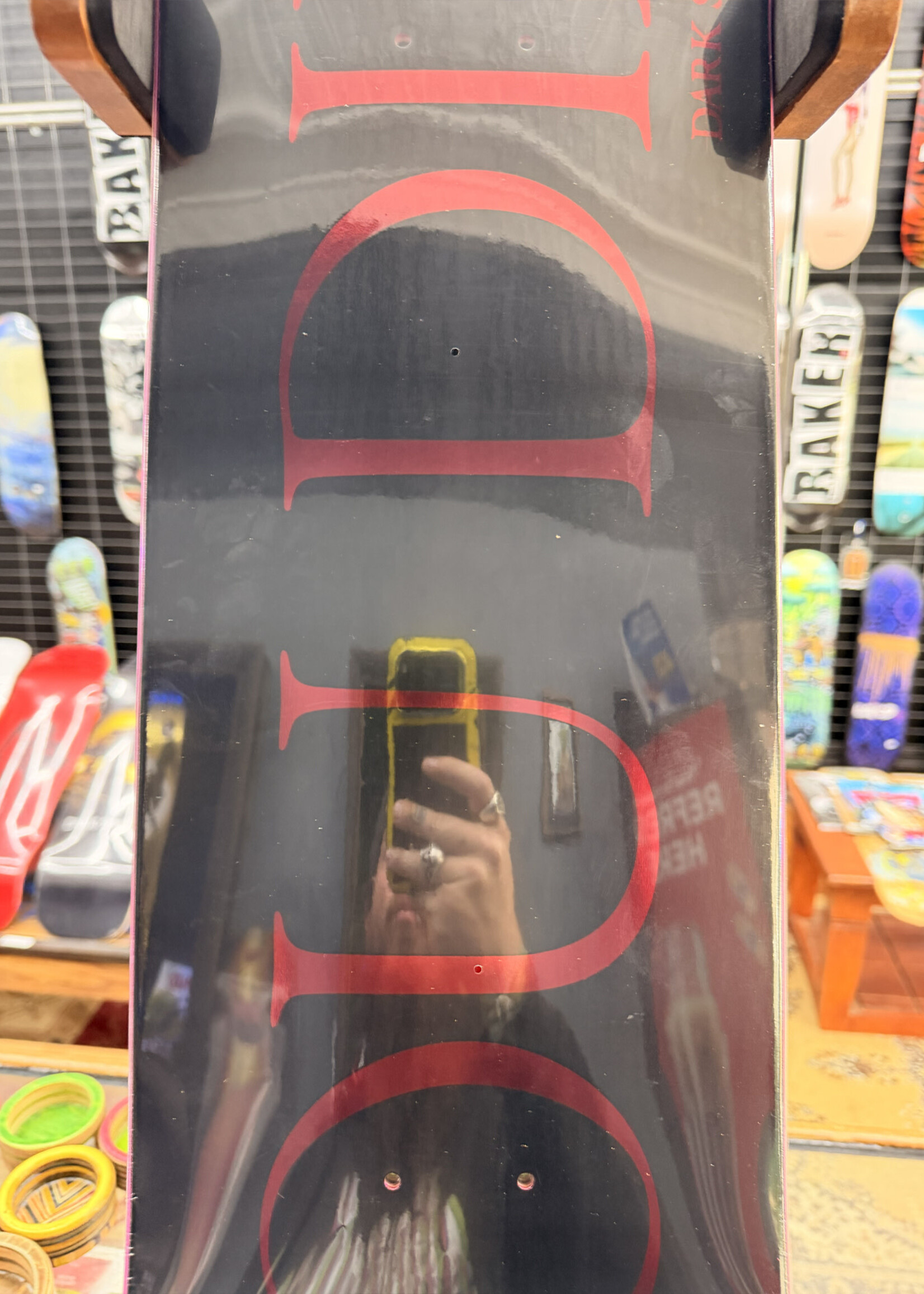 Welcome WELCOME SKATEBOARDS - Dark Souls You Died on Popsicle Black/Red Foil - 8.5"