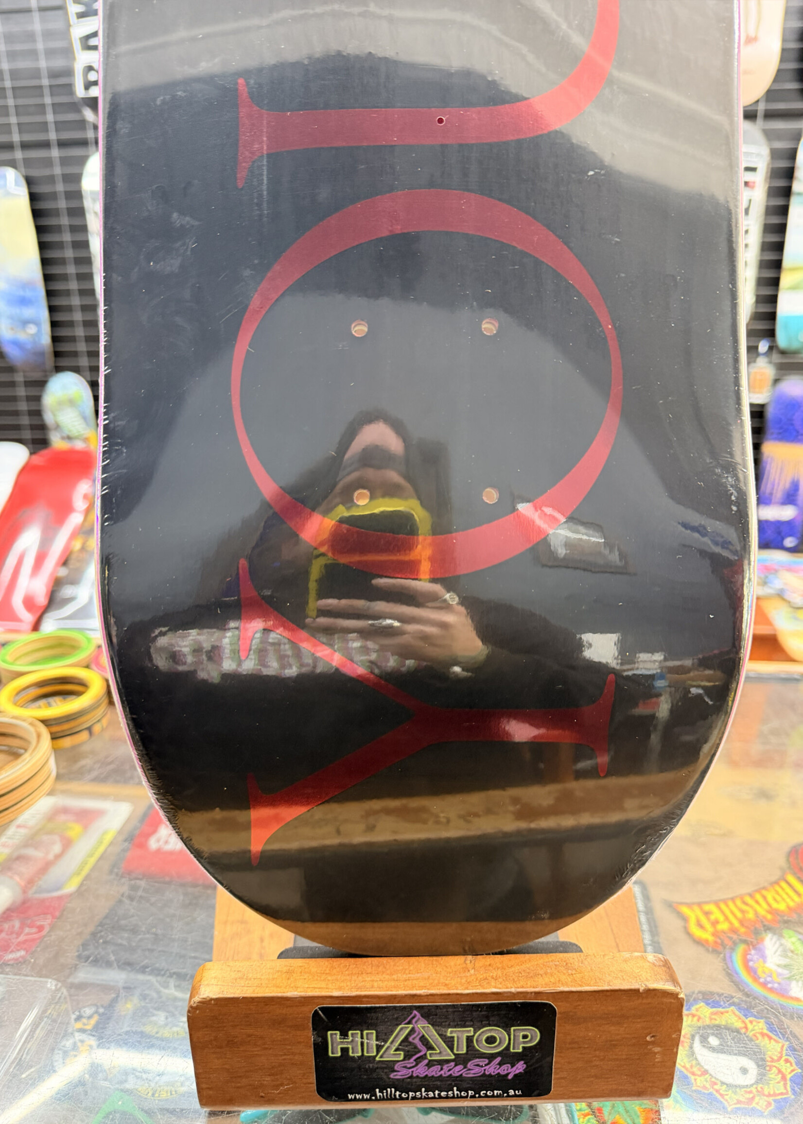Welcome WELCOME SKATEBOARDS - Dark Souls You Died on Popsicle Black/Red Foil - 8.5"