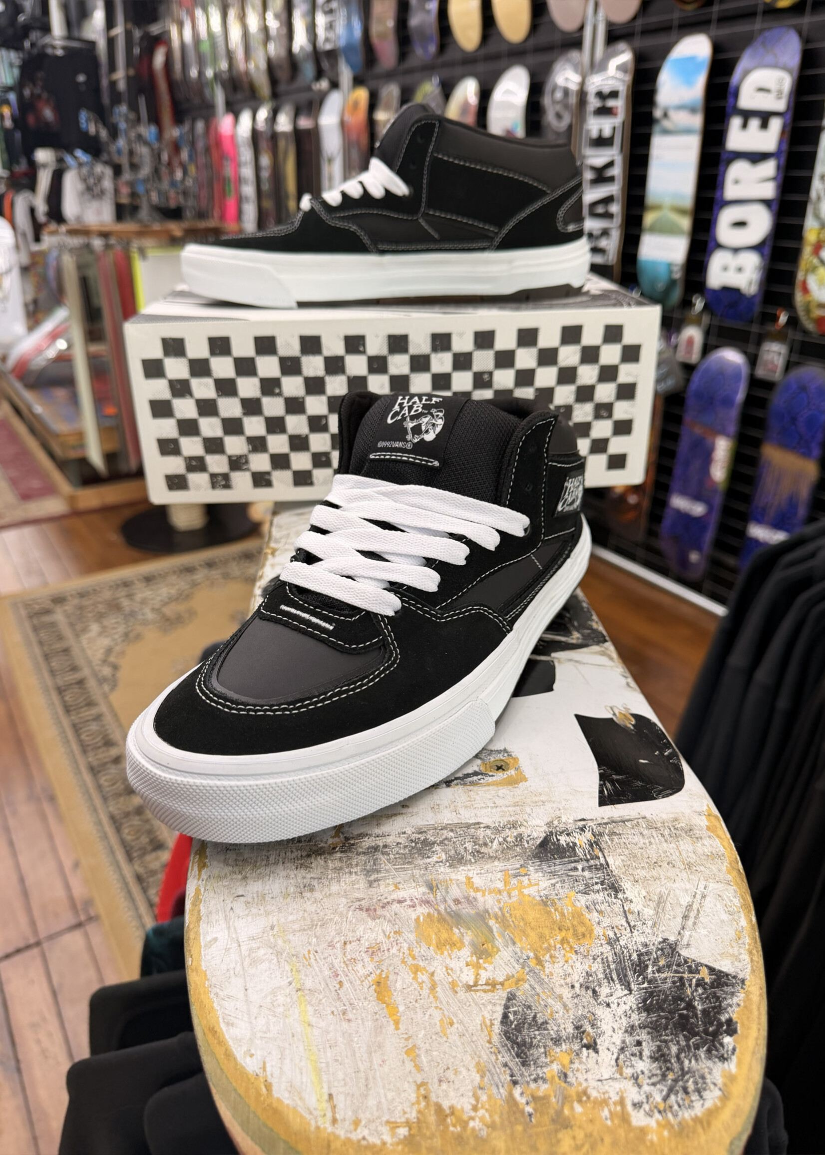 Vans VANS - Skate Half Cab Wafflecup Black/White Shoes