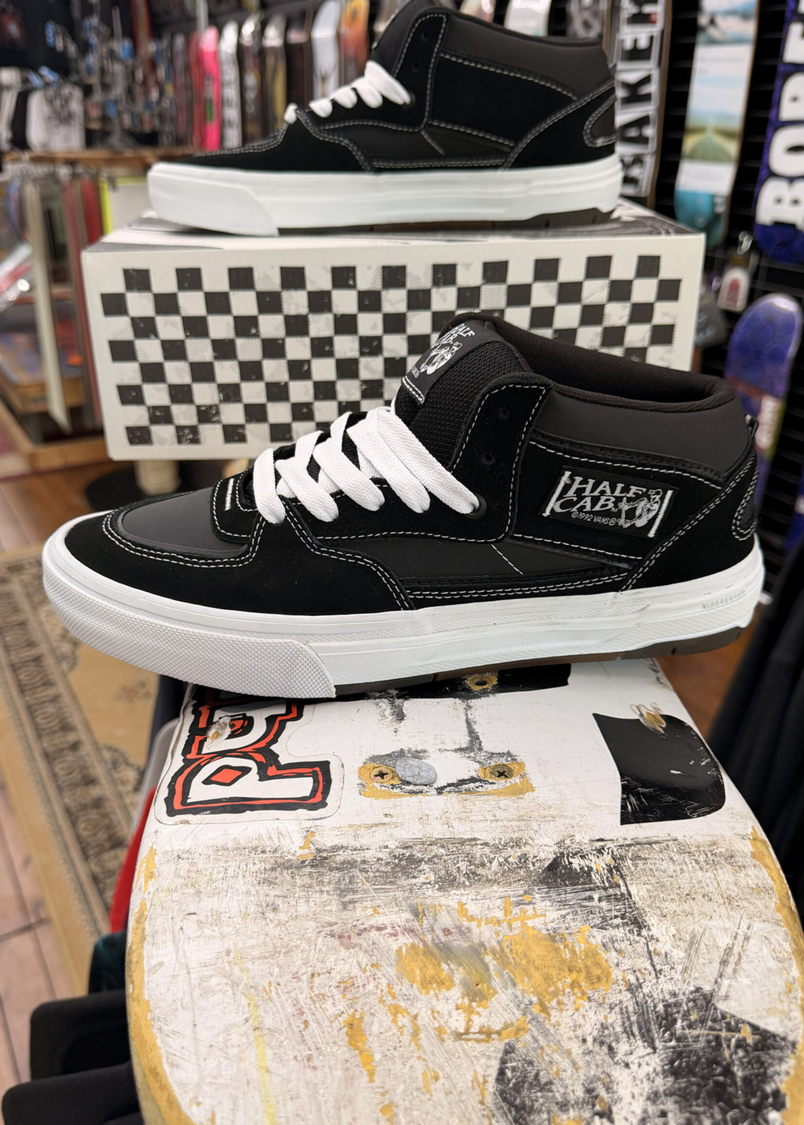 Vans VANS - Skate Half Cab Wafflecup Black/White Shoes