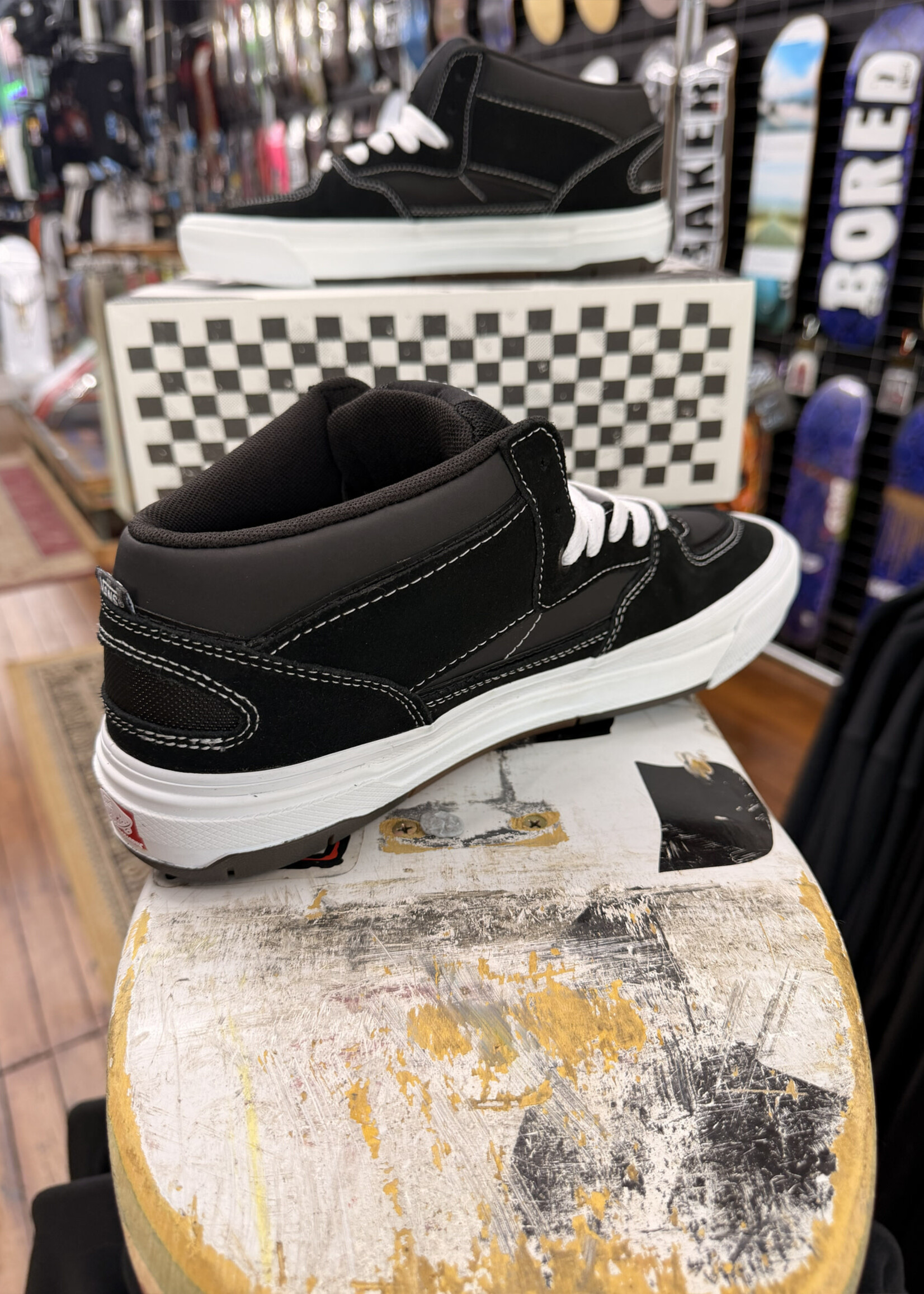Vans VANS - Skate Half Cab Wafflecup Black/White Shoes
