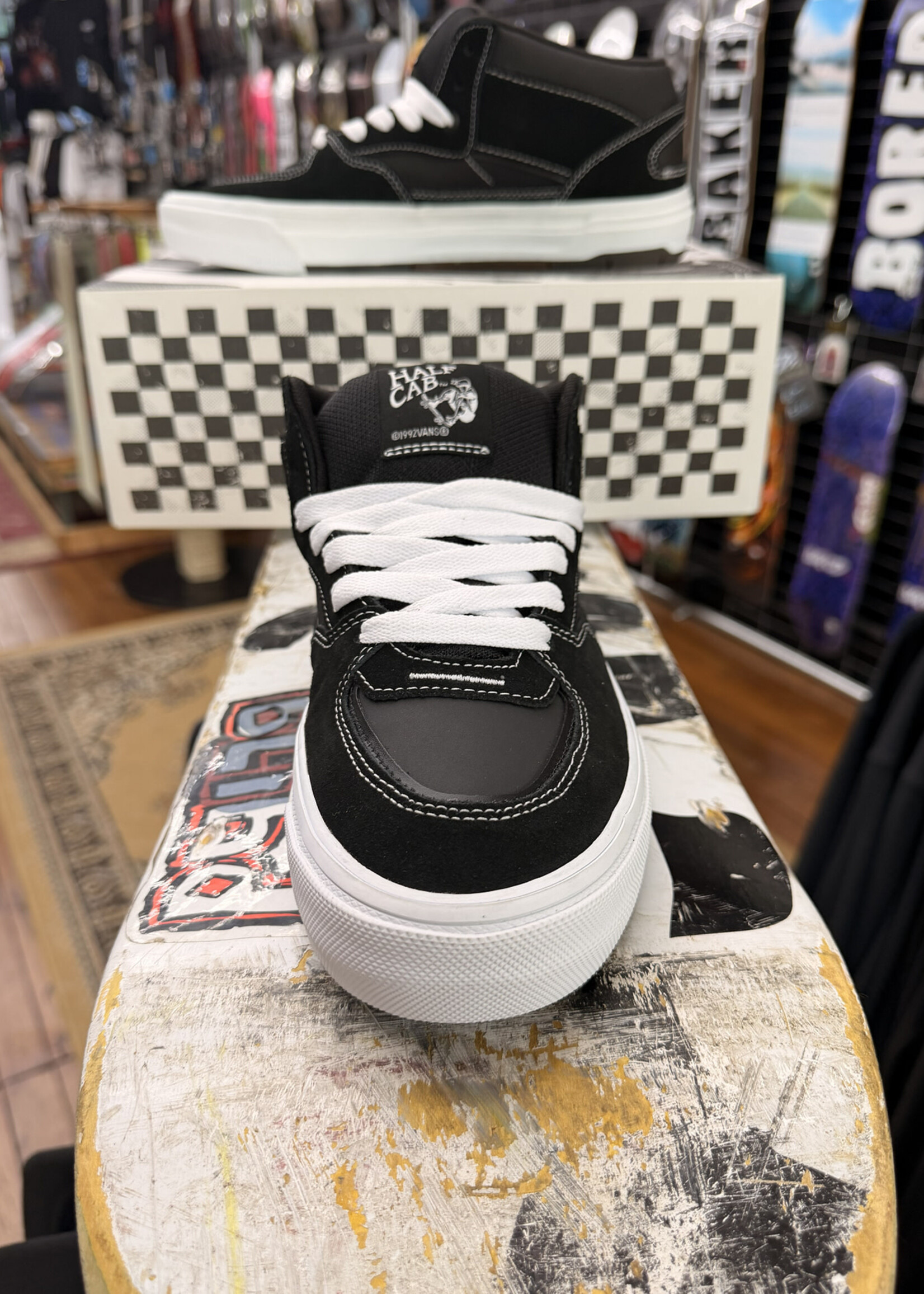 Vans VANS - Skate Half Cab Wafflecup Black/White Shoes