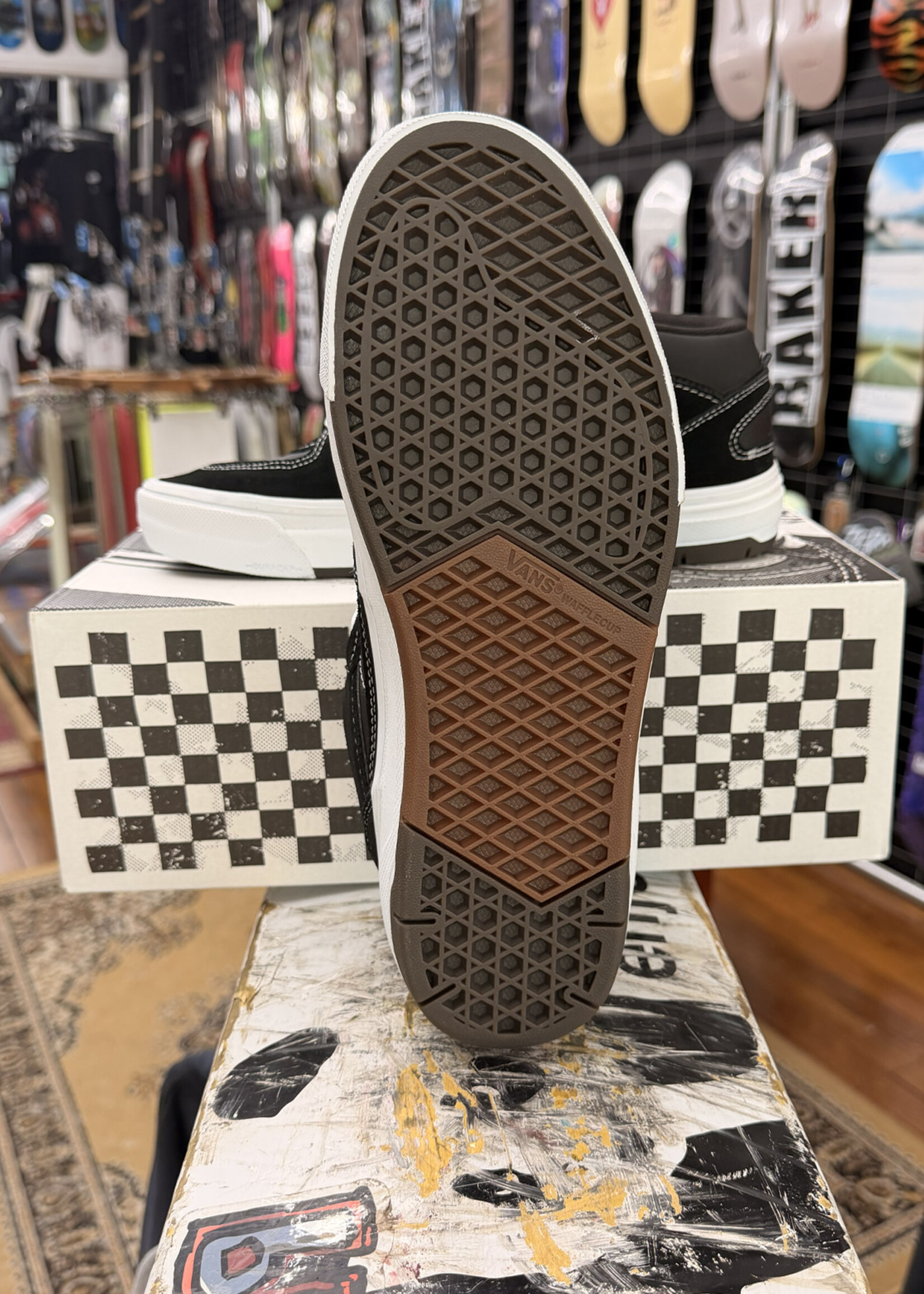 Vans VANS - Skate Half Cab Wafflecup Black/White Shoes