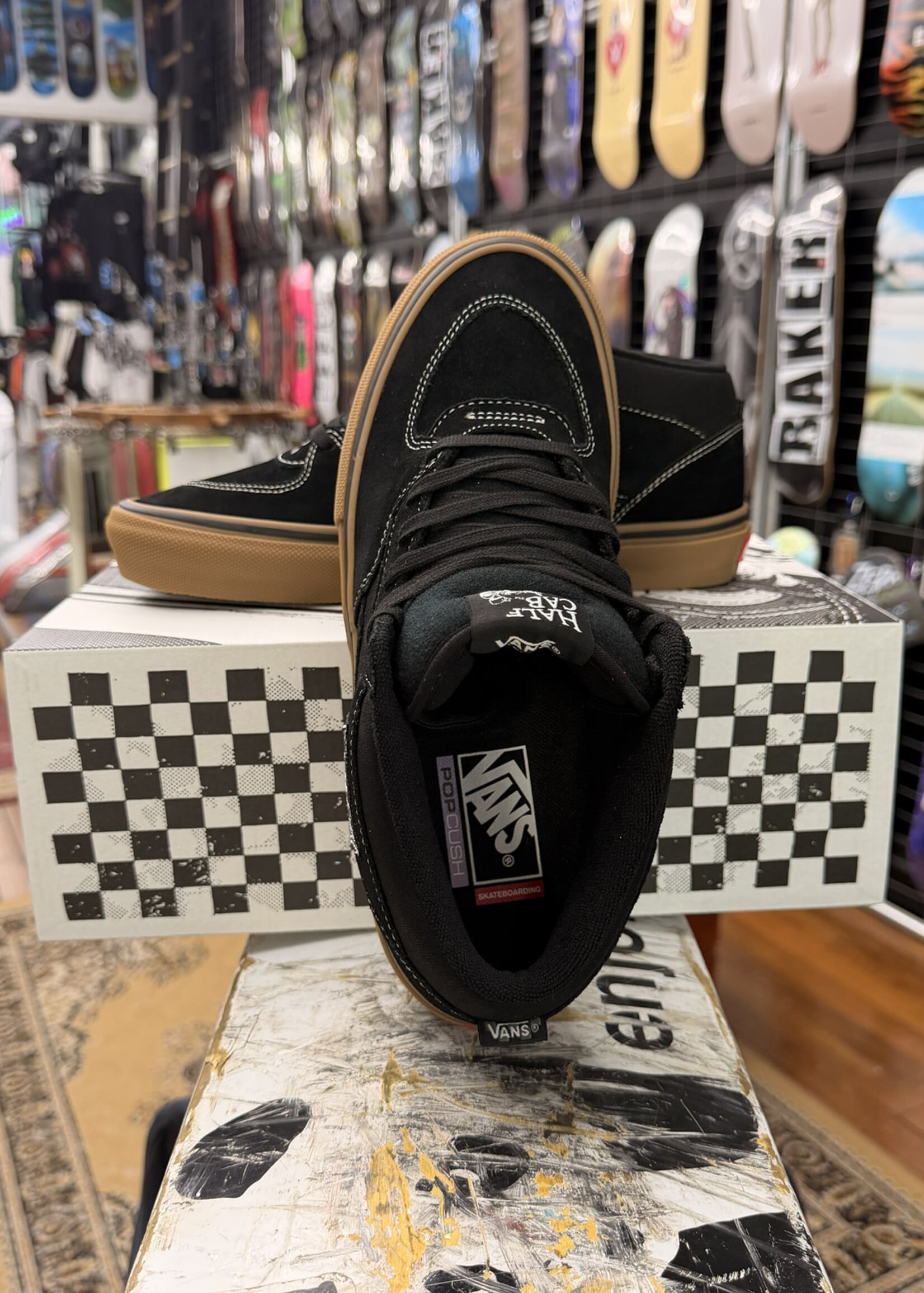 Vans VANS - Skate Half Cab Black/Gum/White