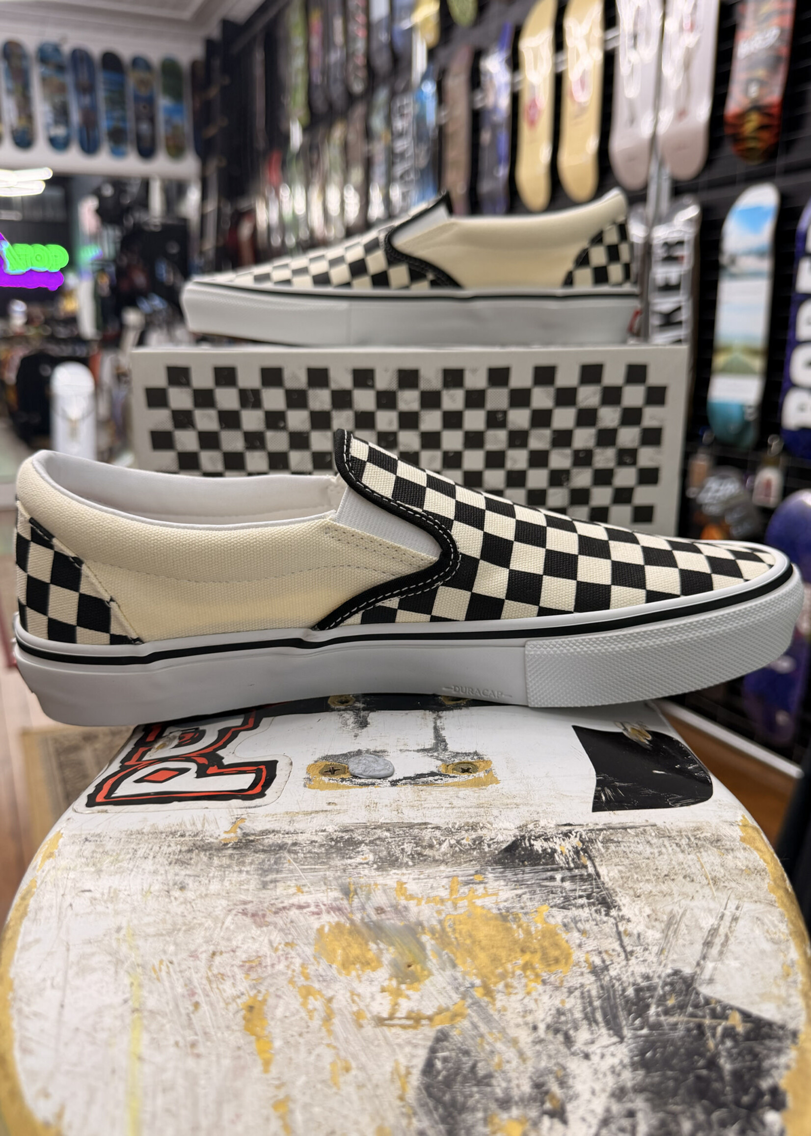 Vans VANS - Skate Slip-On Checkerboard Black/Off White