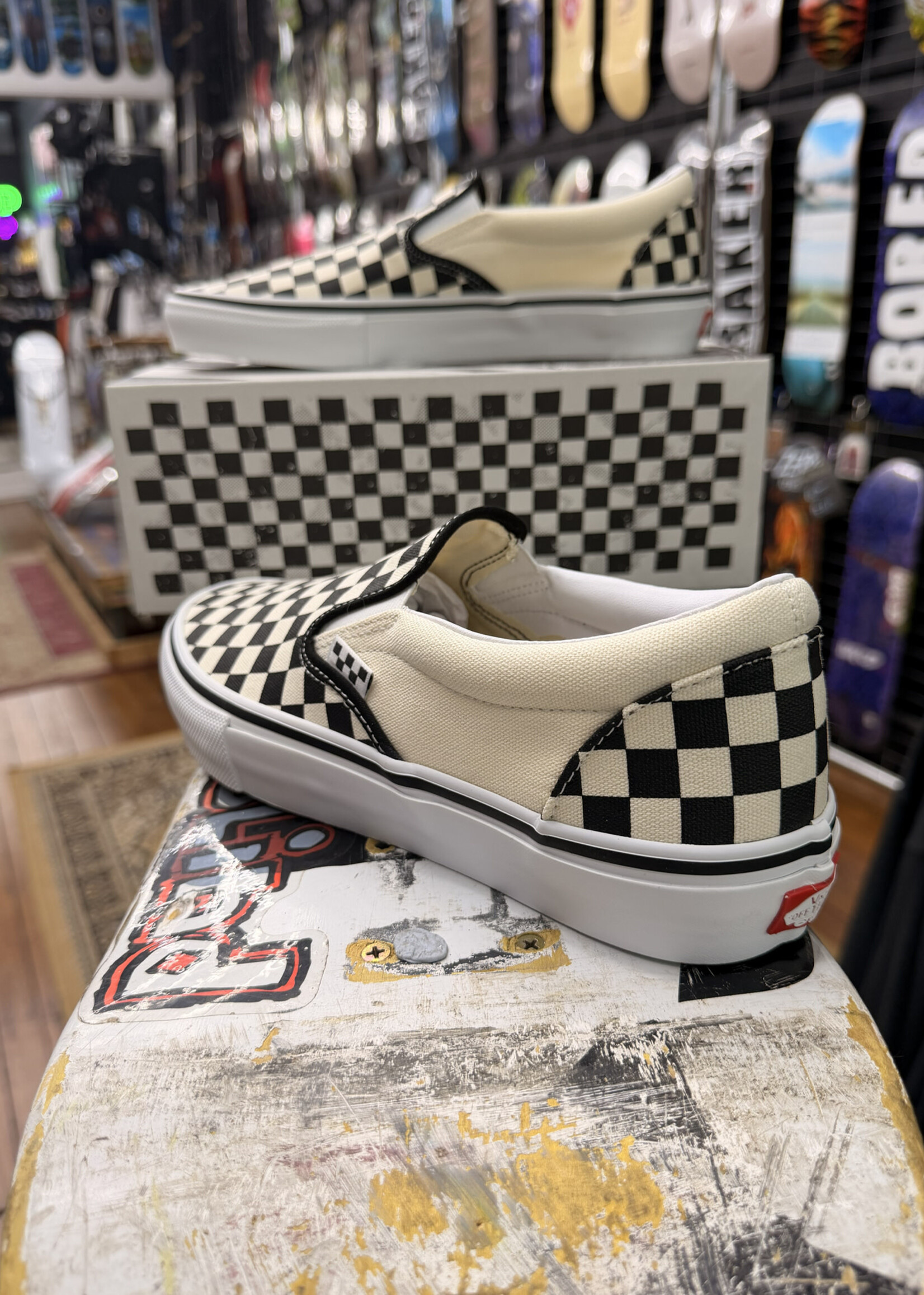 Vans VANS - Skate Slip-On Checkerboard Black/Off White