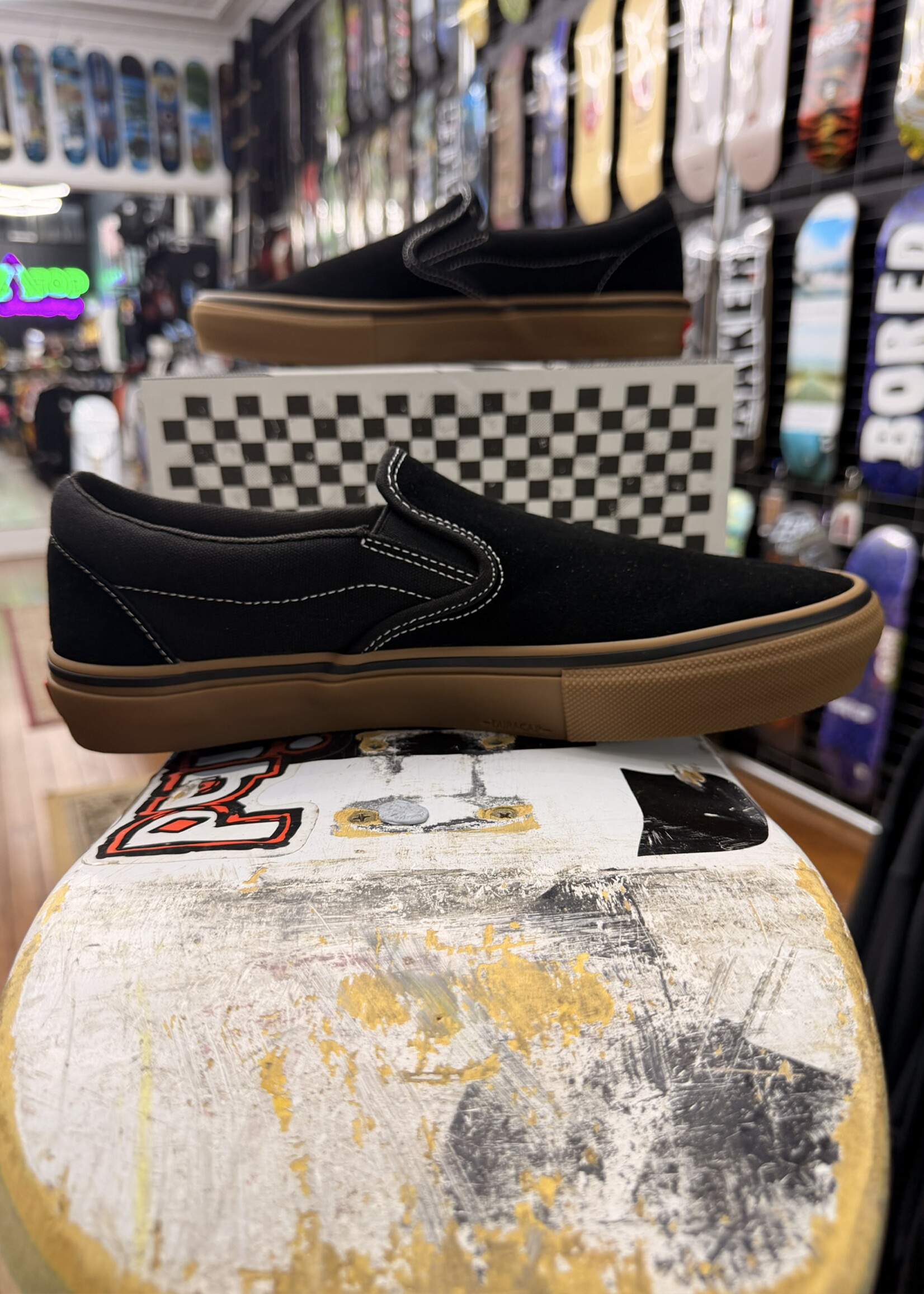 Vans VANS - Skate Slip-On Black/Gum/White