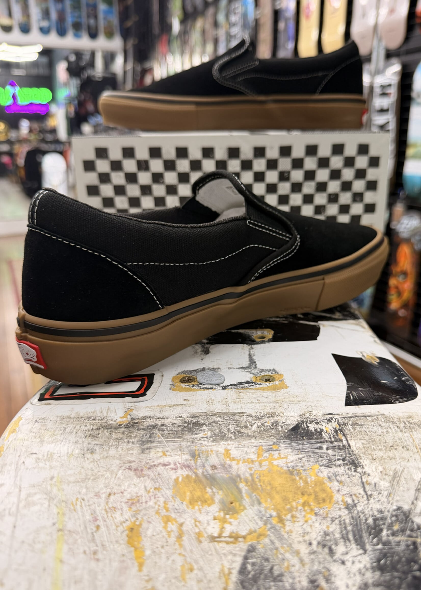 Vans VANS - Skate Slip-On Black/Gum/White