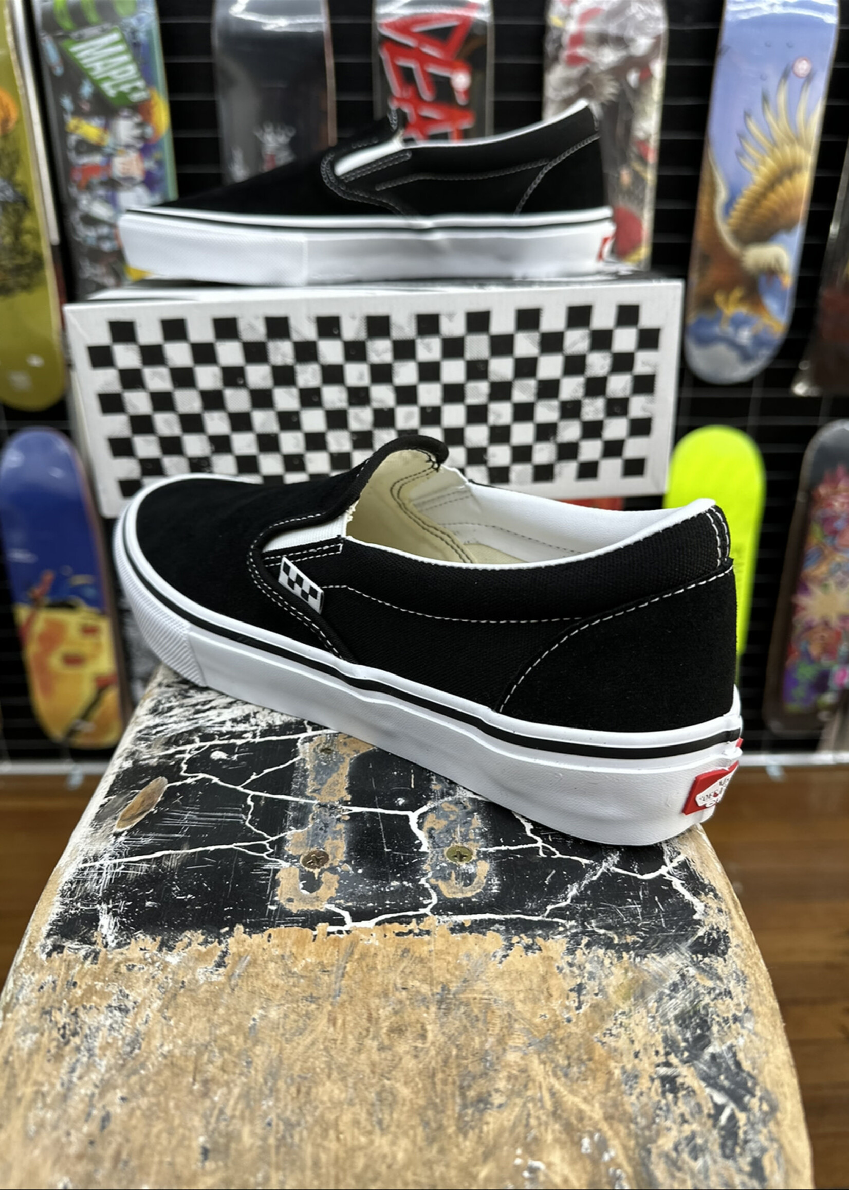Vans VANS - Skate Slip-On Black/White