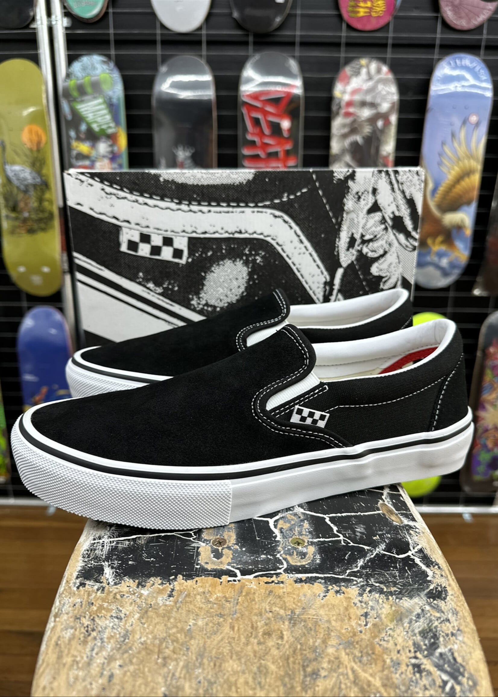 Vans VANS - Skate Slip-On Black/White