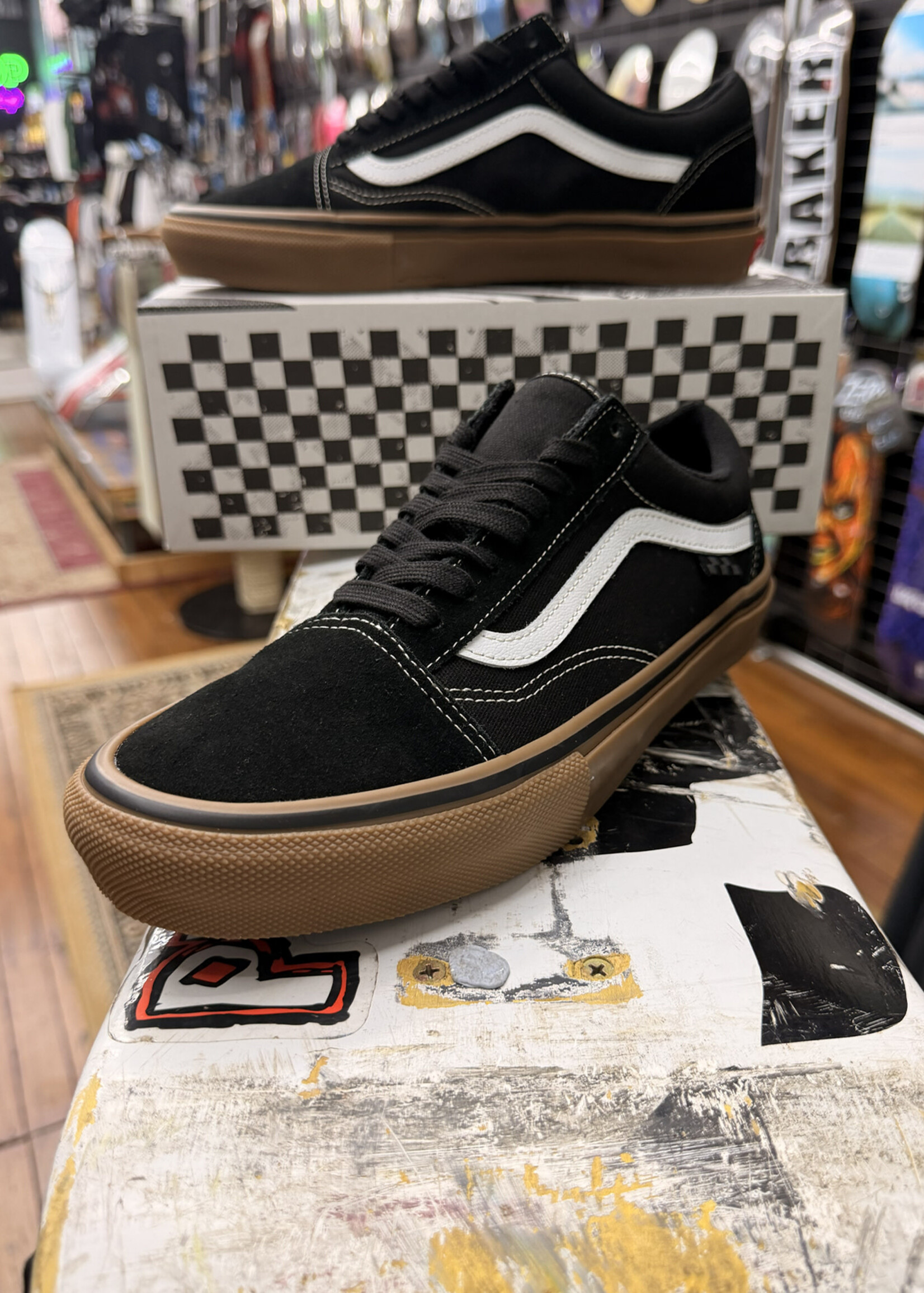 Vans VANS - Skate Old Skool Black/Gum/White