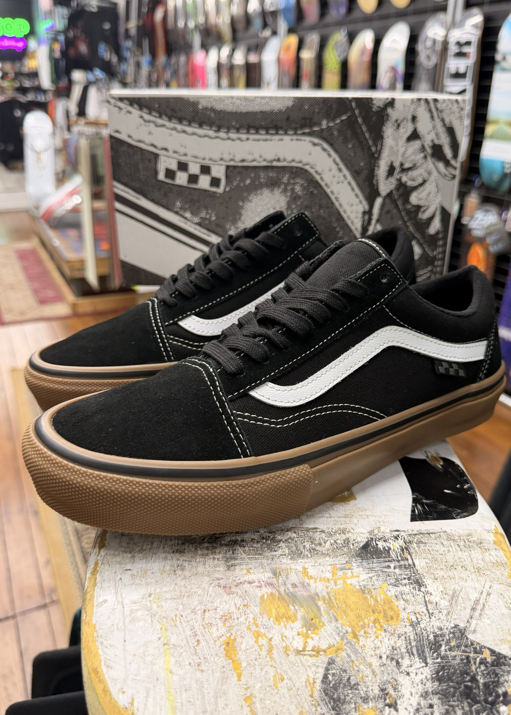 Vans VANS - Skate Old Skool Black/Gum/White