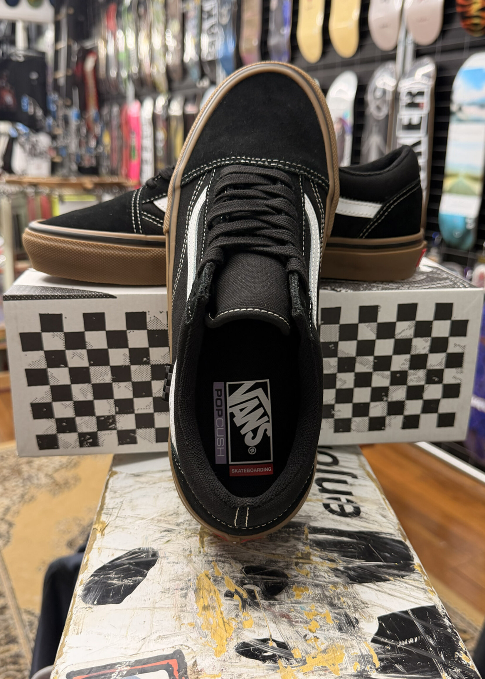 Vans VANS - Skate Old Skool Black/Gum/White