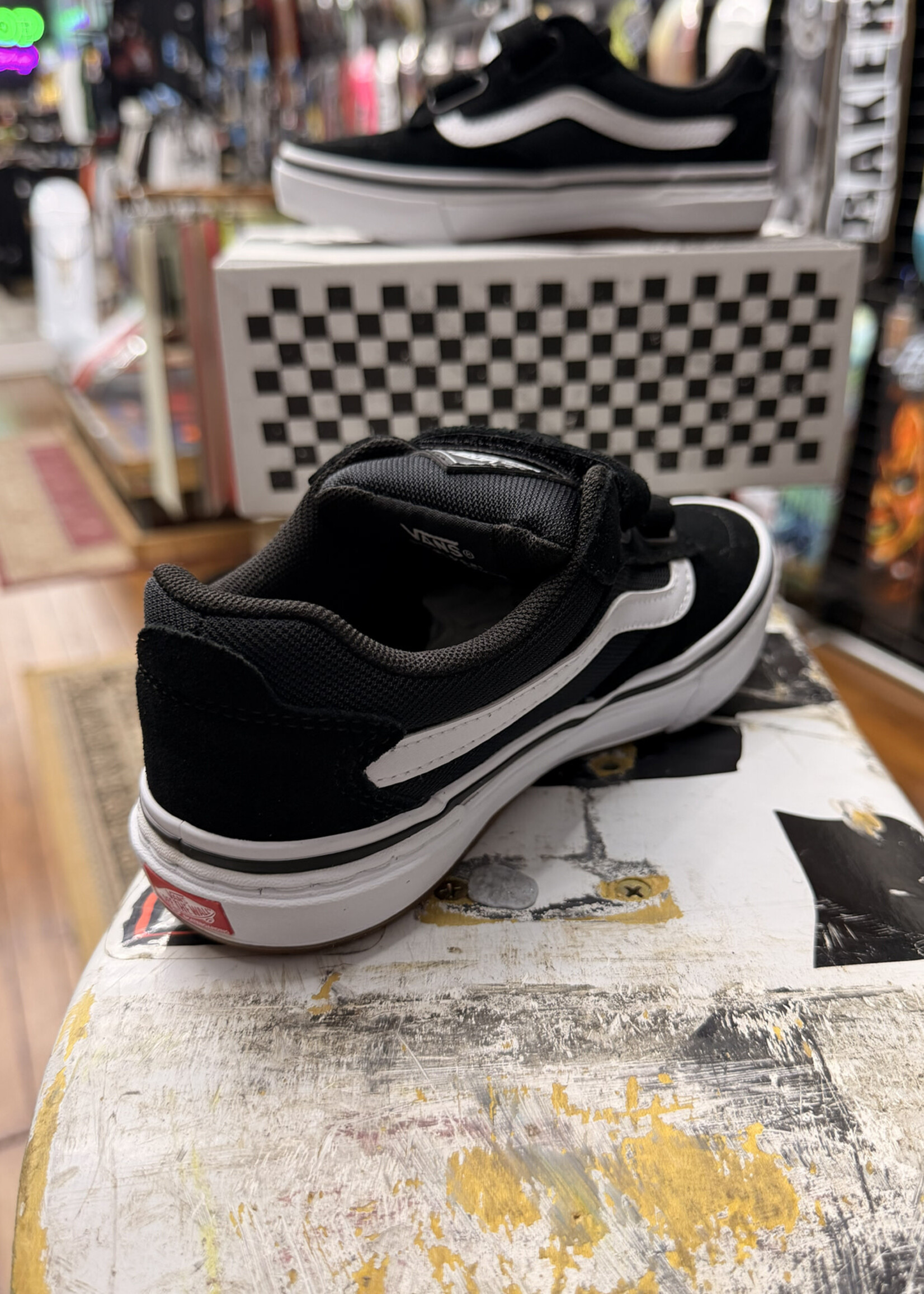 Vans VANS - Skate Kids Kyle Walker Wafflecup V Black/White Shoes - Youth Sizing
