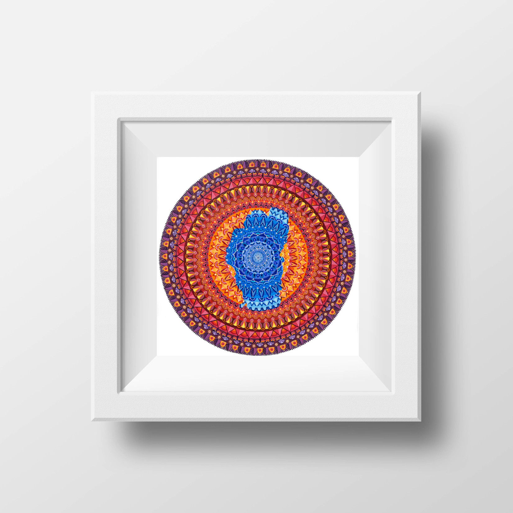 Stirling Studios Lake Tahoe Mandala - Archival Giclee Paper Print - Unframed