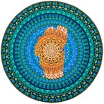 Stirling Studios Lake Tahoe Mandala - Orange Lake - Canvas Print