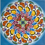 Stirling Studios "Butterflies" Mandala Canvas Print