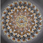 Stirling Studios "Mothdala" Mandala Canvas Print