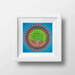 Stirling Studios Deciduous - Oak Tree Mandala - Archival Giclee Paper Print - Unframed