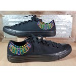 Stirling Studios Ruth Bader Ginsberg Custom Converse -  Rainbow "I Dissent"