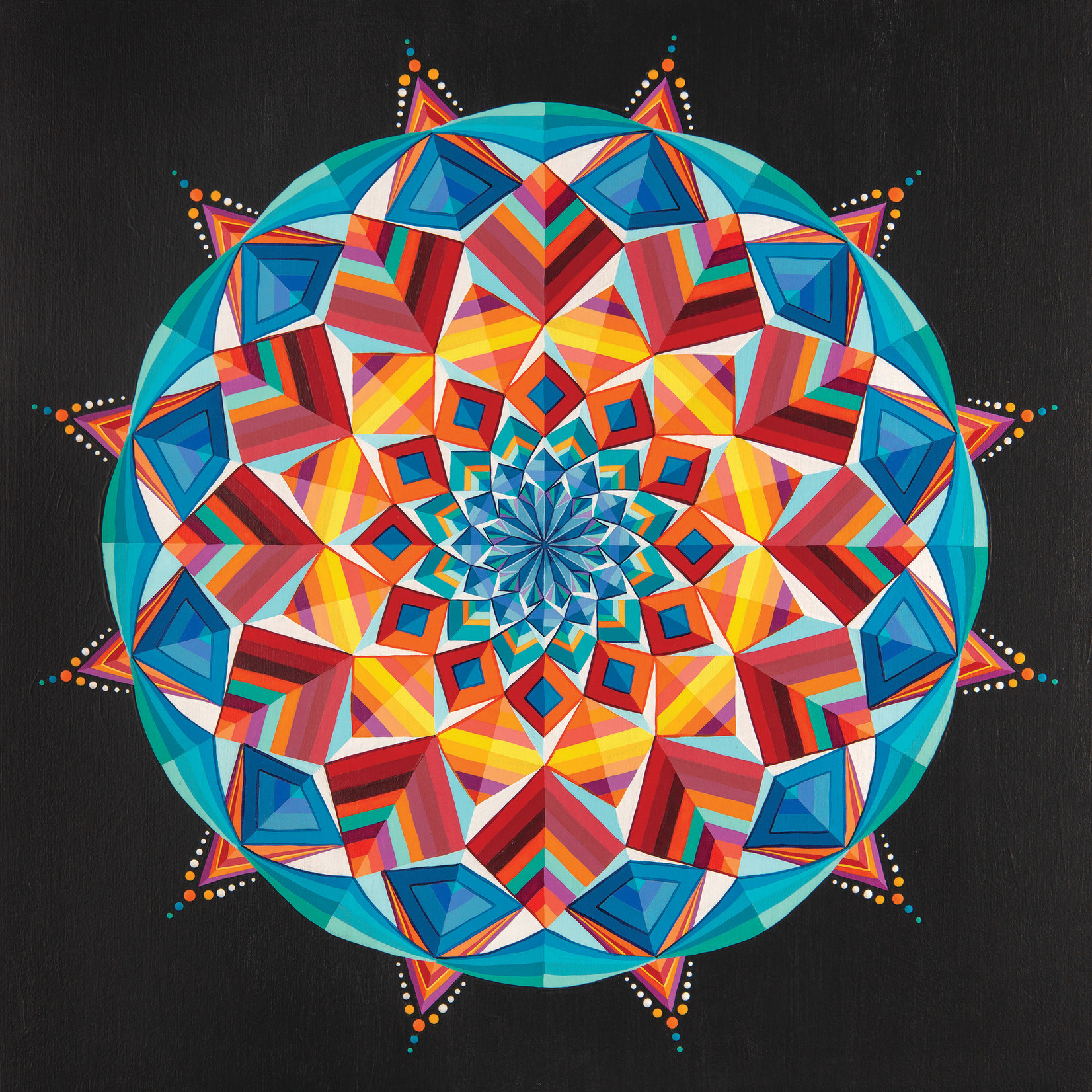 Stirling Studios "Mojave" Mandala Canvas Print