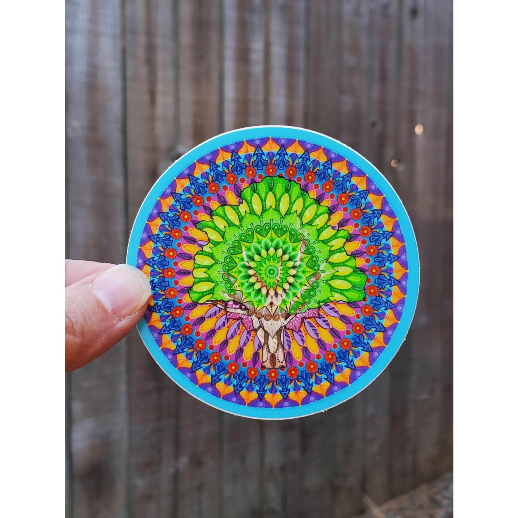 Stirling Studios Oak Tree Mandala Sticker - 'Deciduous'