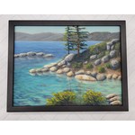 Lewis Kawecki "Sand Harbor Cove" - oil painting