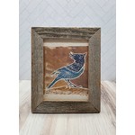 Ruth Miller Bird print - framed - blue bird