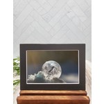 Frozen Bubble Matted Print - snow