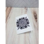 Stirling Studios Notecard - "Black & White Snowflake"