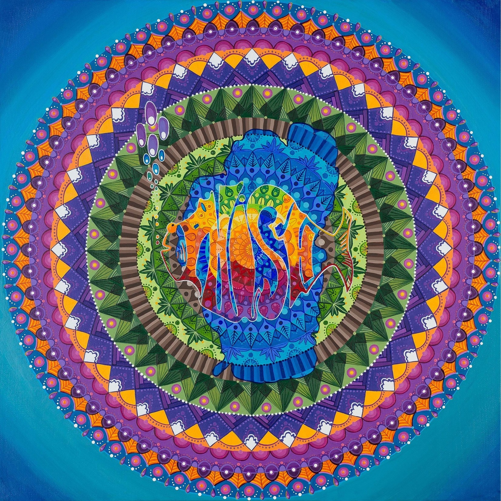 Stirling Studios "Phish Tahoe" Mandala - Canvas Print
