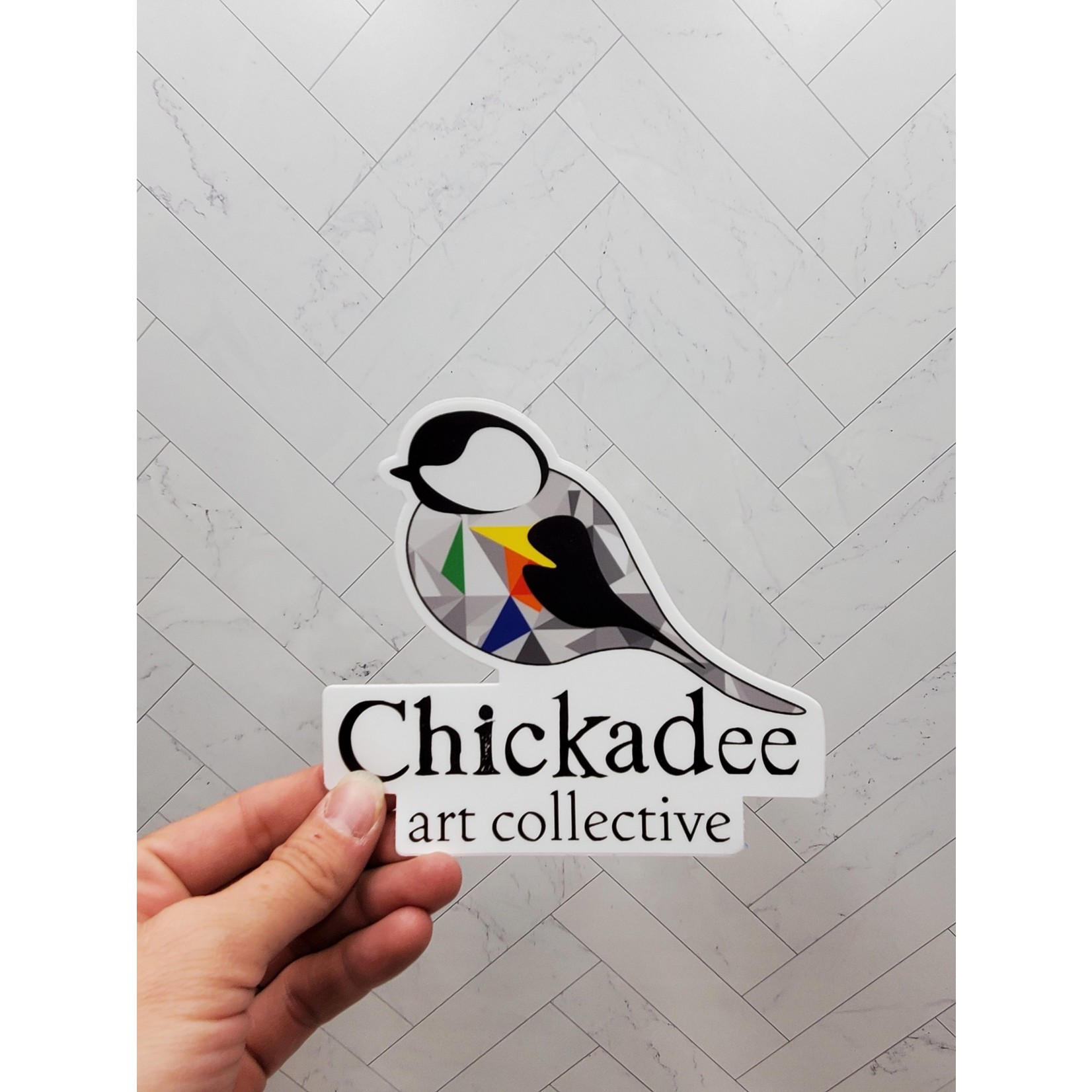 Stirling Studios Chickadee Stickers - with text