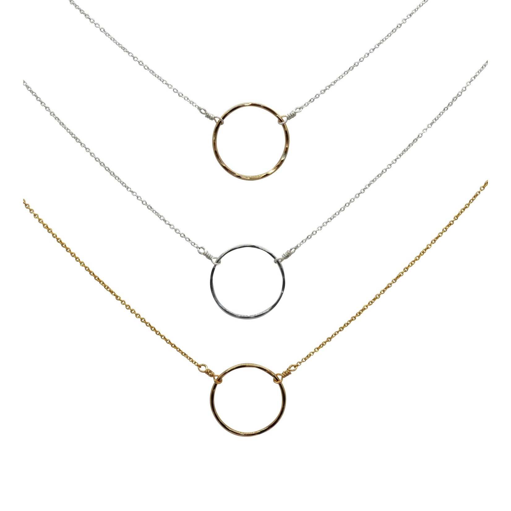 Tamacino "Aspen" - large circle necklace