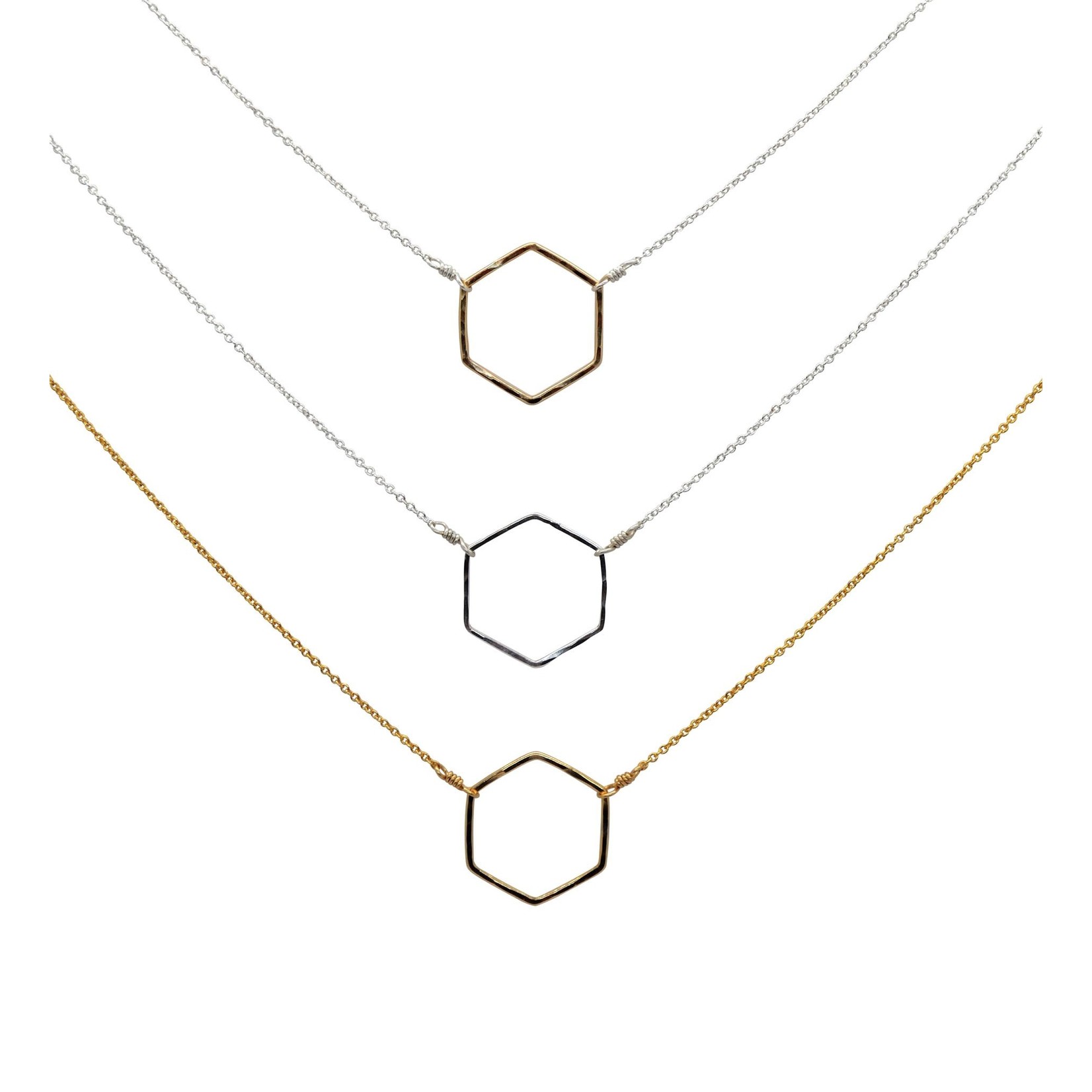 Tamacino "Maple" - hexagon necklace