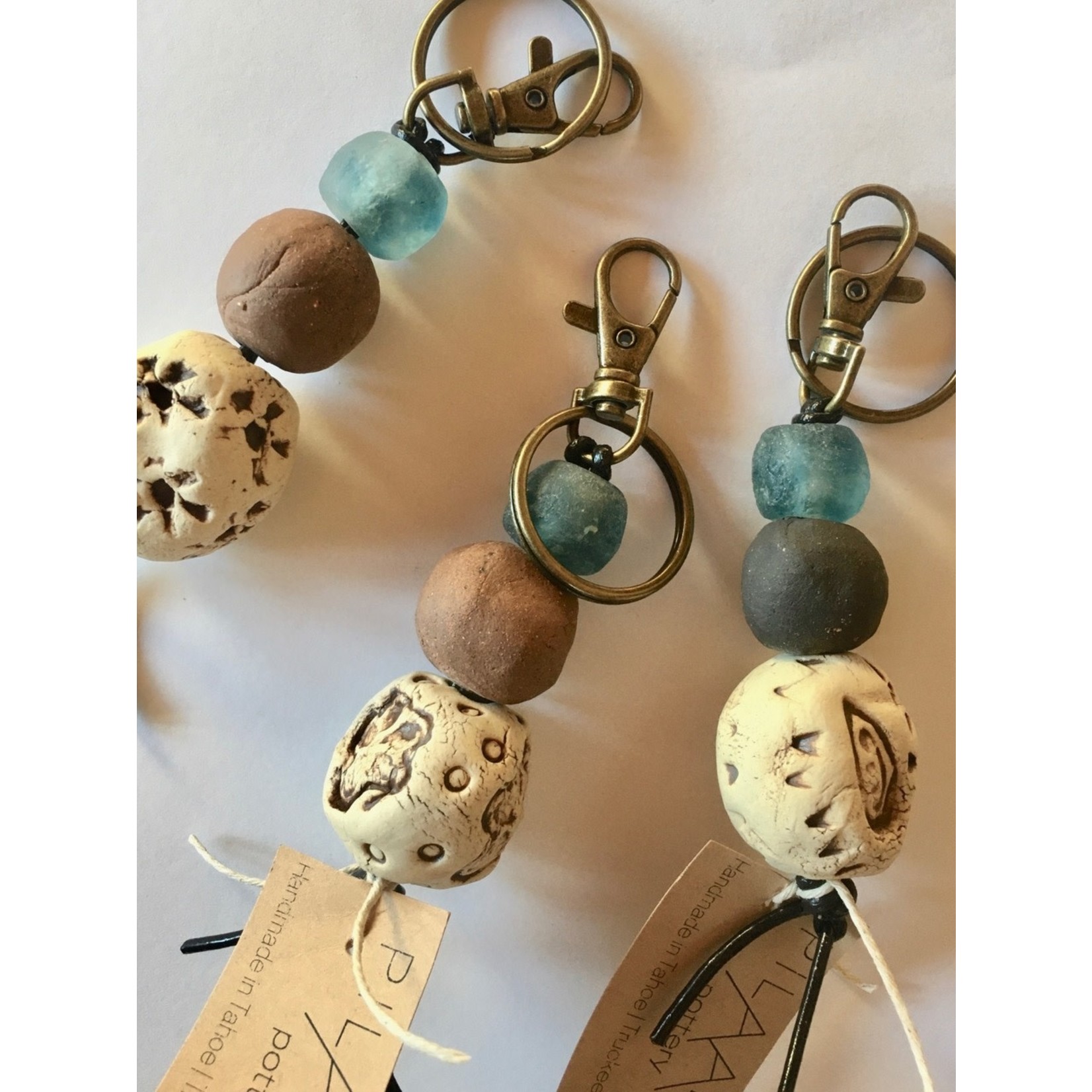 Pilaar Pottery Pottery Keychain for Essential Oils