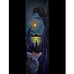 John Randall "Crow & Coyote" (Communion) - original oil painting