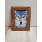 Sara L Smith "Wolfish I" - framed giclee print