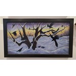 John Randall "The Gathering" - original oil painting