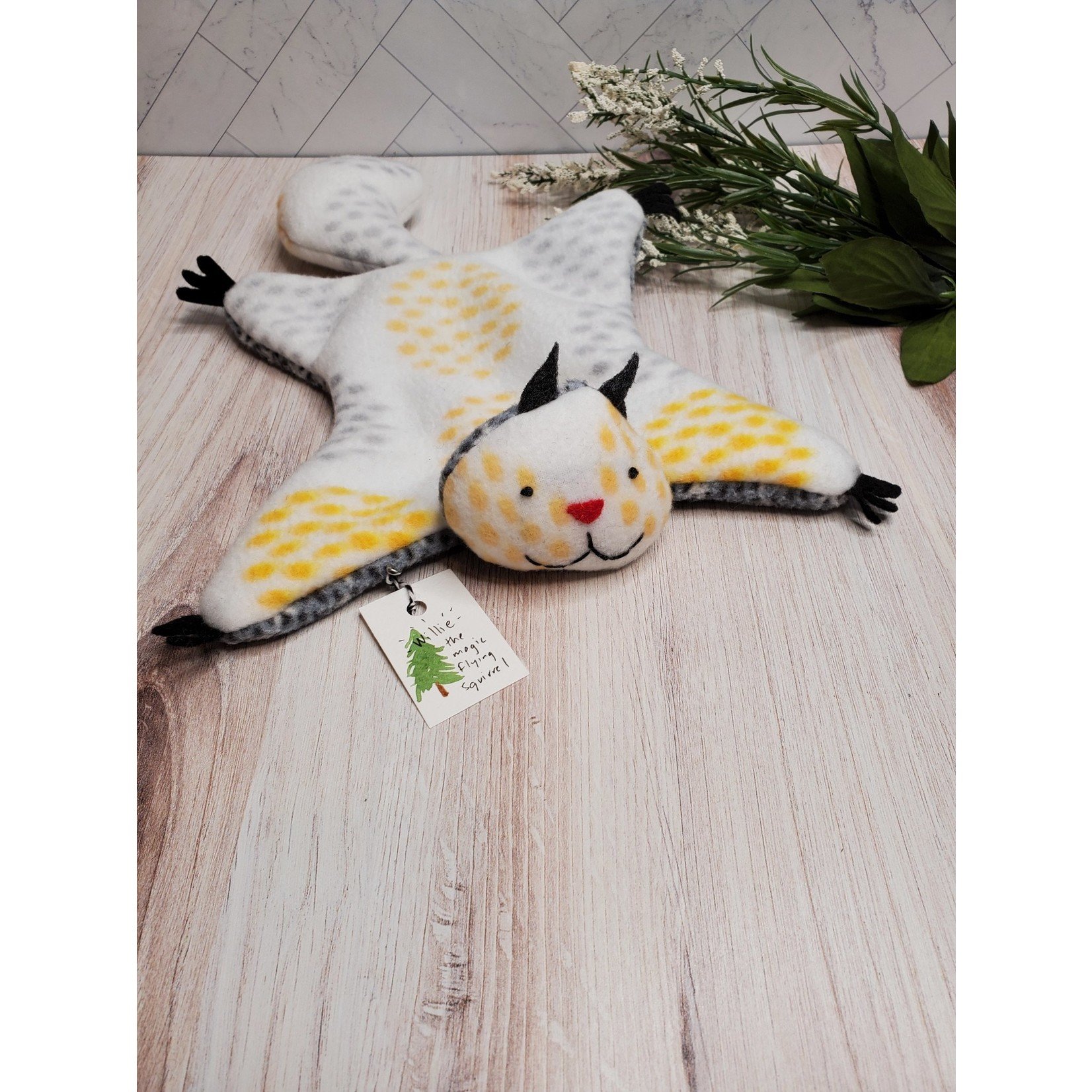 Handmade by Camille Willie the Flying Squirrel