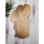 Tahoegraphical Lake Tahoe Wall Hanging - Solid Walnut